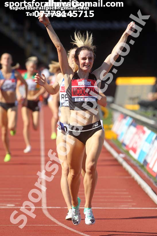 Womens 1500 metres, 2019 Muller British Championships, Alexander Stadium, Birmingham. Photo: David T. Hewitson/Sports for All Pics